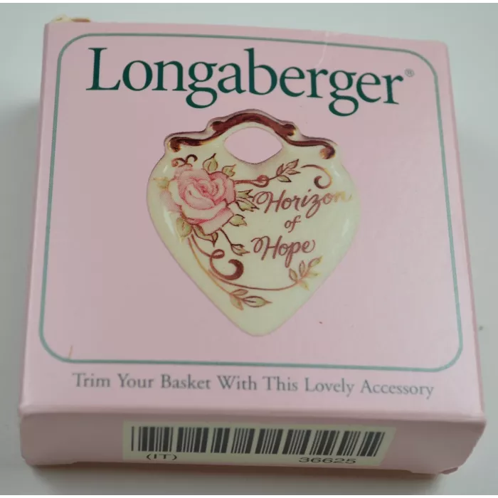 Longaberger 1999 Horizon Of Hope Basket Combo With Tie On