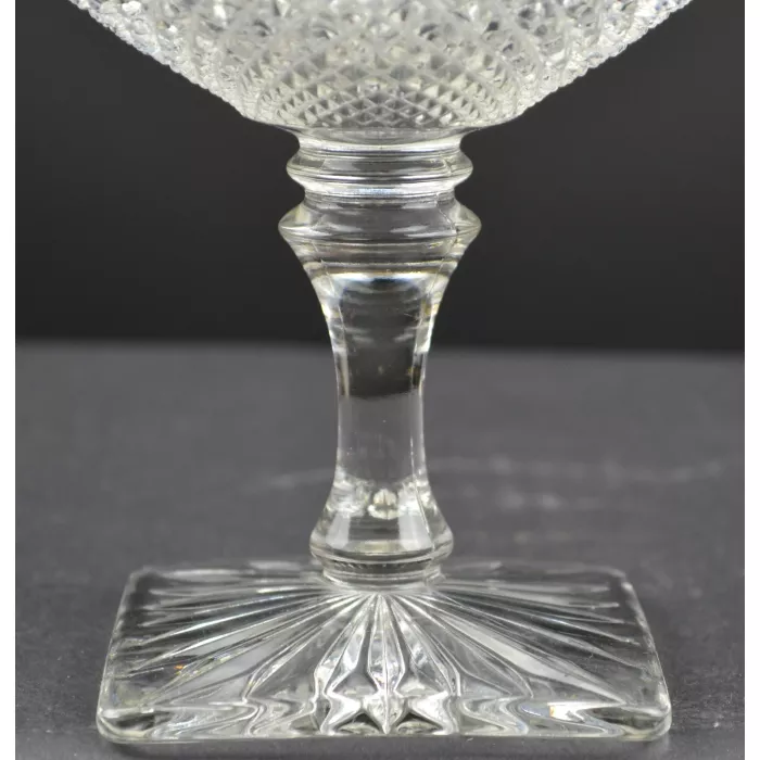 Westmoreland Glass - English Hobnail Pattern - Round Compote - 5" Tall