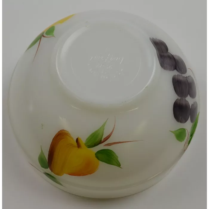 Anchor Hocking - Fire King Fruit Pattern Mixing Bowl - 6" Round