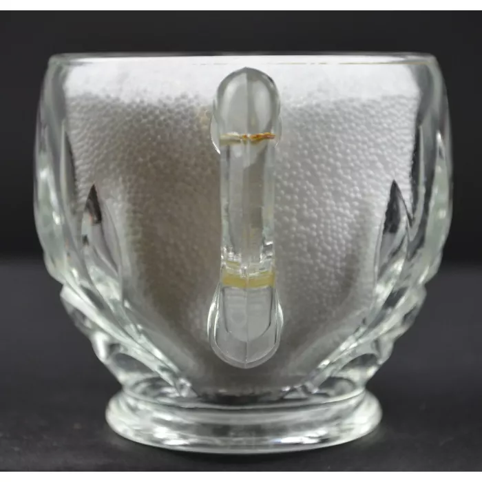 Indiana Glass - Willow Clear Pattern - Open Sugar - 3" Tall