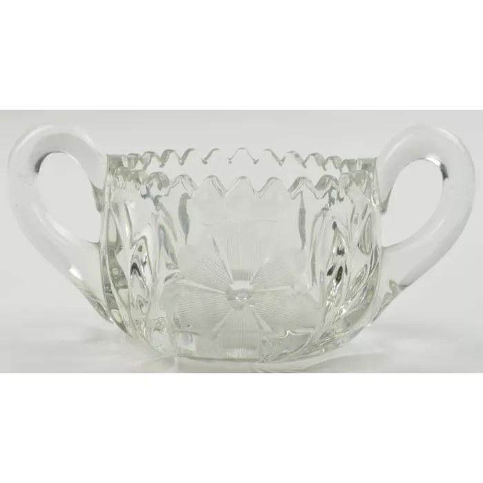 Tiffin / Franciscan - Cut 83 Clear - Cut Floral Pattern - Open Sugar - 167