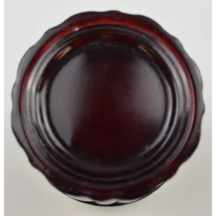 Anchor Hocking - Swirl Royal Ruby Pattern - 10 Oz. Flat Tumbler - 4" Tall