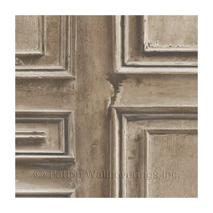 Wood Panel Wallpaper Brown Norwall Wallcovering LL36212