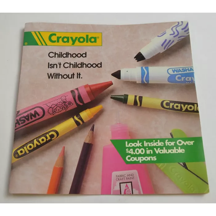 Crayola 1992 Color Holiday Wishes From Crayola Decorative Tin - 6" Wide