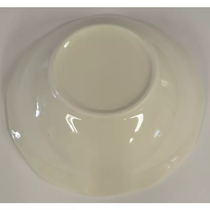 White Soup / Cereal Bowl With Slightly Scalloped Rim - 6.625" Round