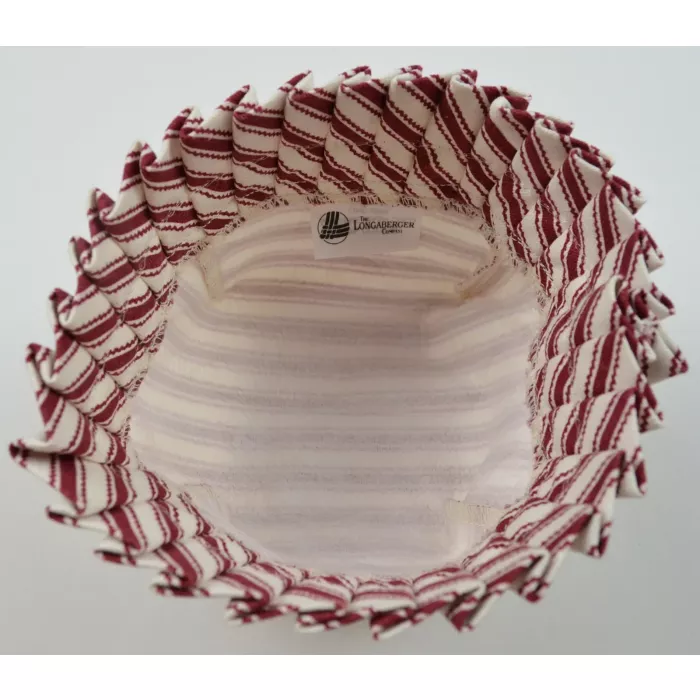 Longaberger Basket Liner - Red Stripe Pattern