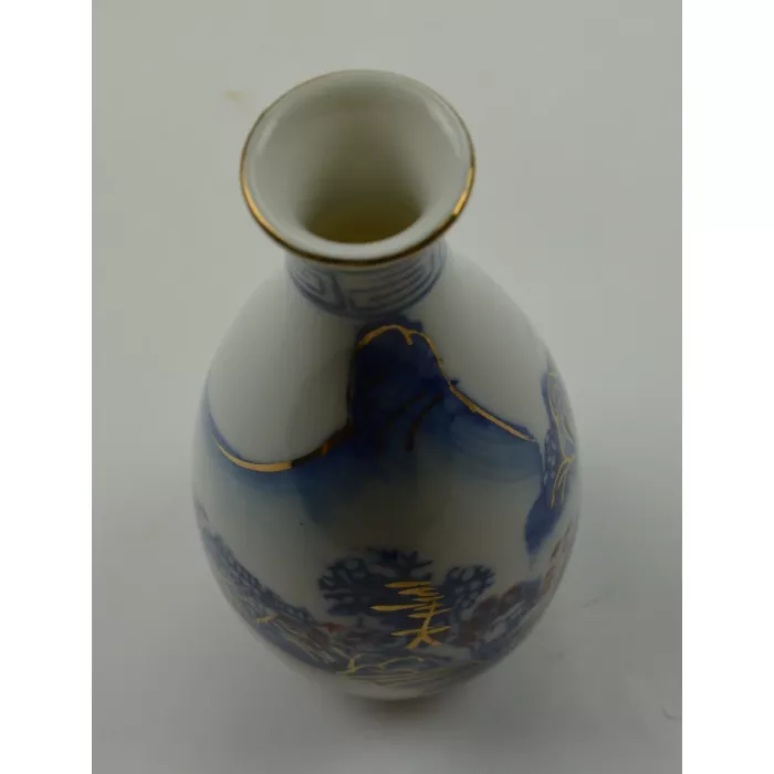 Oriental Designed Vase - Made In Japan - 5.5" Tall