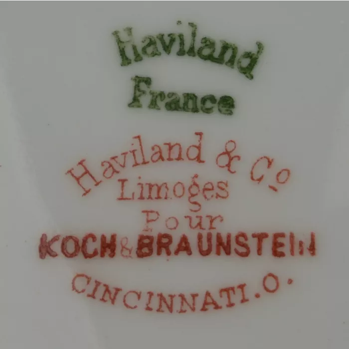 Theodore Haviland France - Bread & Butter Plate - Fleur De Lis - 6.375" Round