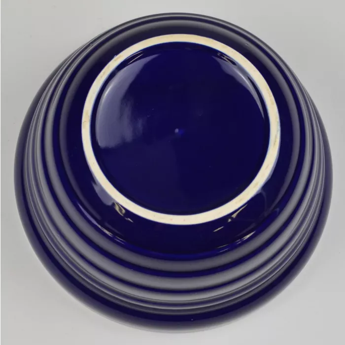 Cobalt Blue Pottery Mixing Bowl - 8.25" Wide
