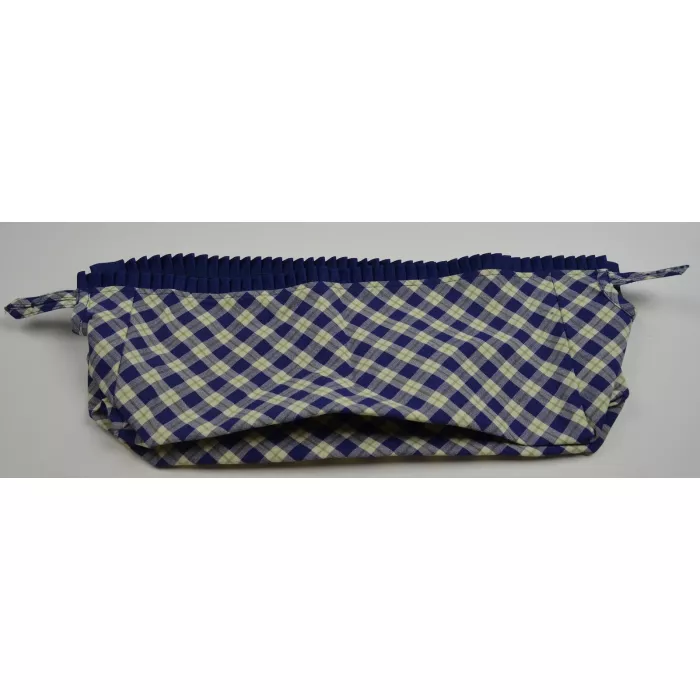 Longaberger Blue Ribbon Canning Basket Liner - Blue Ribbon Plaid