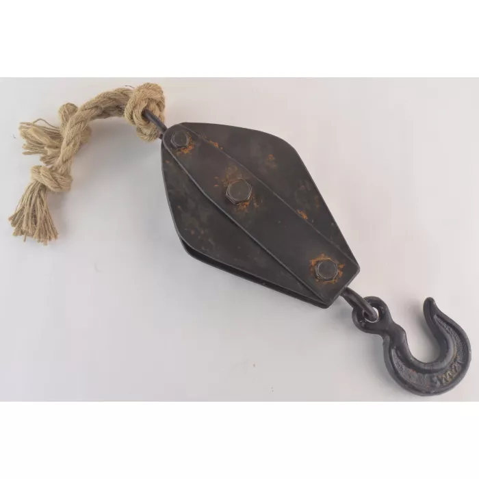 Decorative Reproduction Antique Pulley - 30" Long