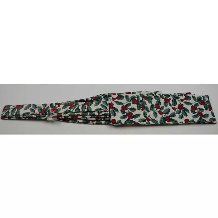 Longaberger Basket Fabric Bow - Holly Pattern