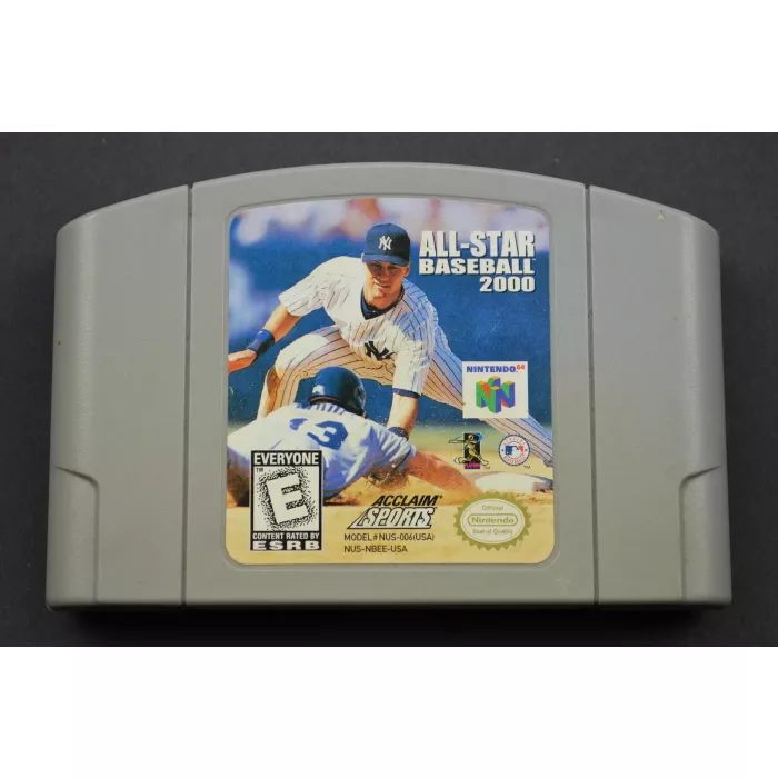 Acclaim Sports All-Star Baseball 2000 - Nintendo 64 Video Game Cartridge