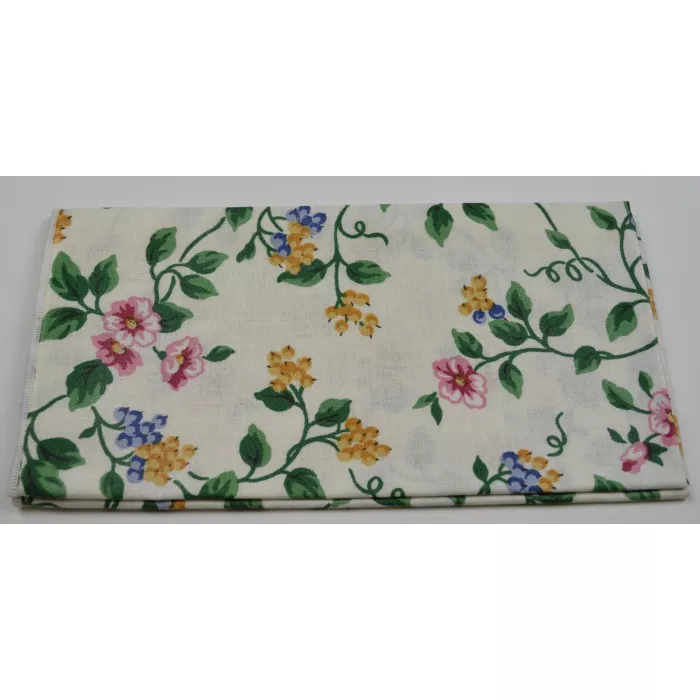 Longaberger White Vine Napkin - Set Of Two