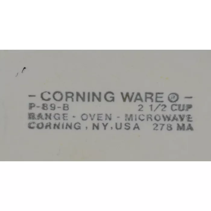 Corning Cornflower Blue Pattern - 2.5 Cup Sauce Pan - 6" Wide