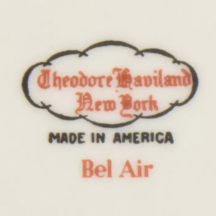 Theodore Haviland - Bel Air Pattern - Footed Cup Saucer - 5.75" Wide
