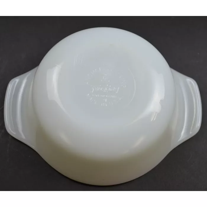Anchor Hocking - Blue Flower Pattern - 12oz. Casserole Dish 472 - 5" Round