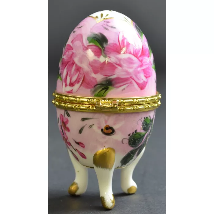 Baum Brothers Formalities Egg Shaped Tinket Box - 4" Tall