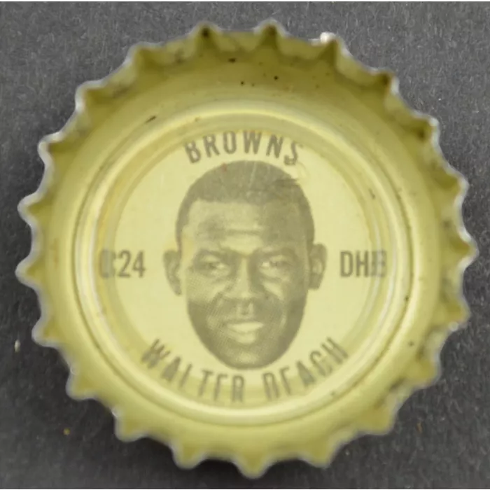 Coca Cola NFL Bottle Cap - Cleveland Browns - Walter Beach - Coke King Size