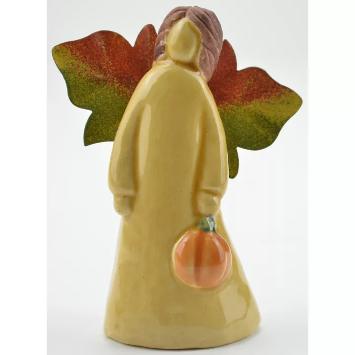 Stoneware Fall Angel Figurines - 3 Piece Set