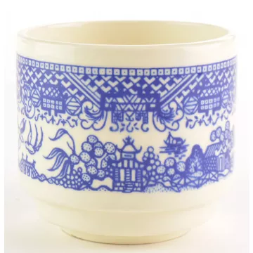 SCIO Pottery Company - Blue Willow - Flat Cup