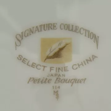 Select Fine China - Petite Bouquet Pattern # 114 - Bread Plate