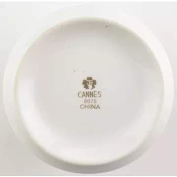 Sango - Cannes Pattern #: 8078 - Sugar Bowl (No Lid) - 3.5 Tall