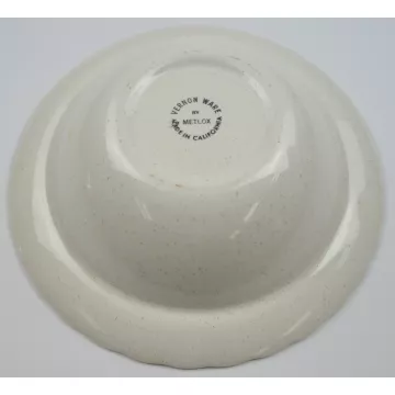 Metlox Vernon Ware - True Blue Pattern - Vegetable Bowl - Hand Painted