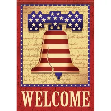 Carson FlagTrends - Dura Soft Large Flag - Patriotic Bell