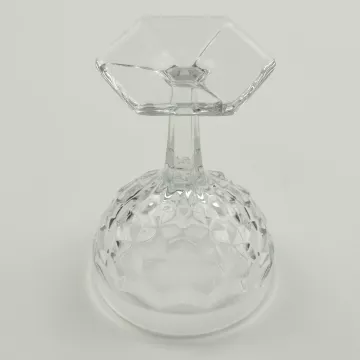 Fostoria - American Clear - Tall Sherbet / Champagne - Hexagon Base - 2056