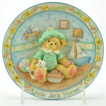 Cherished Teddies Little Jack Horner - I'm Plum Happy You're My Friend - Plate