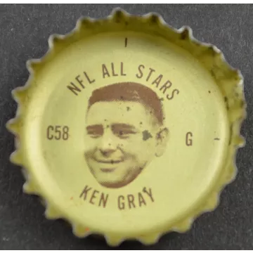 Coca Cola NFL All Stars Bottle Cap - St. Louis Cardinals - Ken Gray - Coke