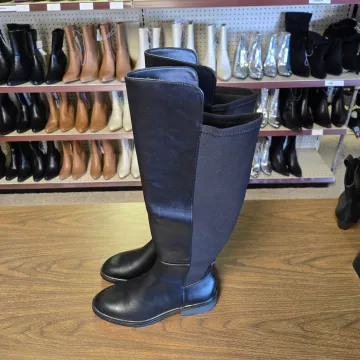 Women's Knee High Tall Riding Boots Hope Backless Bootie