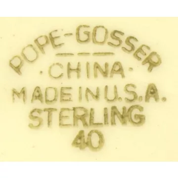 Pope Gosser - Princess Pattern - Bread & Butter Plate