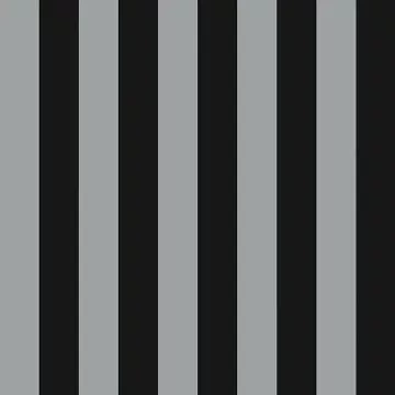 SY33910 1.25 inRegency Stripe Wallpaper Metallic Silver, Black Simply Stripes 2 Norwall Wallcovering