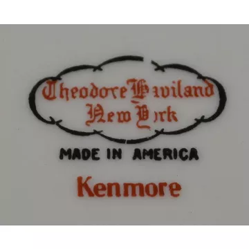 Theodore Haviland - Kenmore Pattern - Oval Vegetable Bowl - 9.625 Round