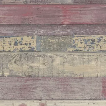 Beachwood Wallpaper Red, Navy Norwall Wallcovering FH37557