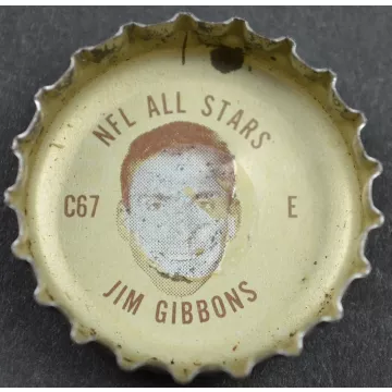 Sprite NFL All Stars Bottle Cap - Detroit Lions - Jim Gibbons