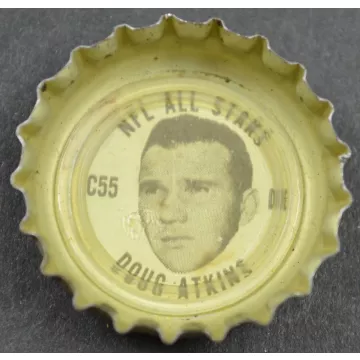 Coca Cola NFL All Stars Coke King Size Bottle Cap - Chicago Bears Doug Atkins