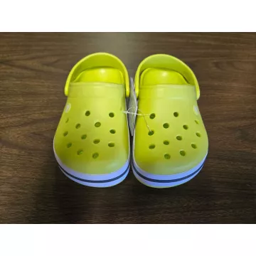Kids Crocs Crocband Clog K Slides Size J1 Yellow