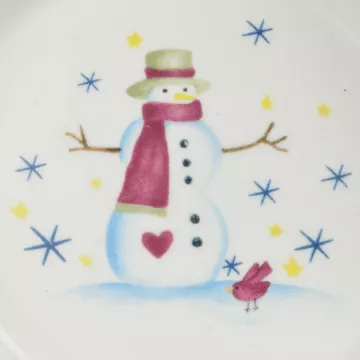 Holiday Home - Snowman Pattern - Cereal Bowl
