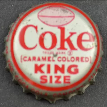 Coca Cola NFL All Stars King Size Bottle Cap - Philadelphia Eagles Pete Retzlaff