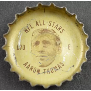 Coca Cola NFL All Stars Bottle Cap - New York Giants - Aaron Thomas - Coke