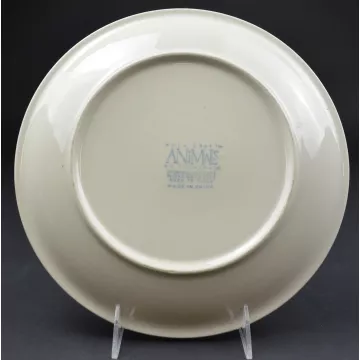 Tienshan Pottery Animals Pattern -  Rooster Dinner Plate - 10.25 Wide