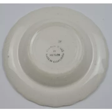 Metlox Vernon Ware - True Blue Pattern - Flat Cup Saucer - Hand Painted