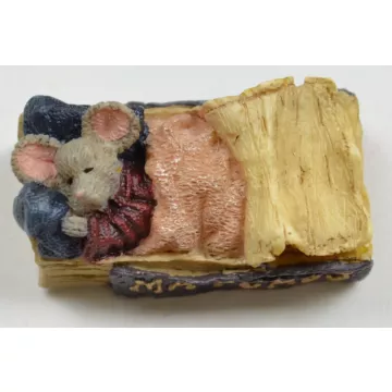 Boyds Bears Zazu's Attic With Snoozy McNibble - Resin Treasure Box