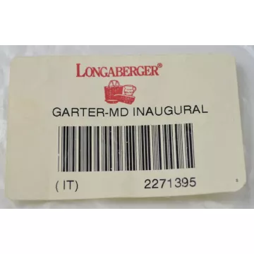 Longaberger Basket Medium Garter - Inaugural