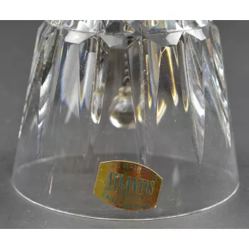 Atlantis Lisbon Pattern Hand Blown & Cut Crystal Bell - 5.875 Tall