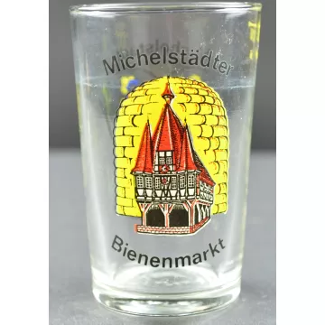 Collectible Michelstadter Bienenmarkt Shot Glass - 3.25 Tall