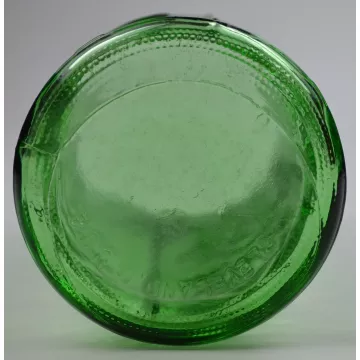 E. O. Brody Crisscross Pattern Green Vase - 8.625 Tall